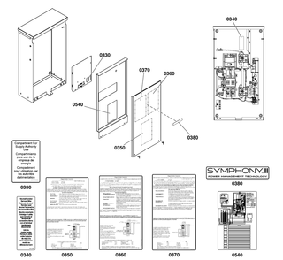 Decals Group - Ats Informational Diagram and Parts List for 071232-00  Briggs and Stratton Generator